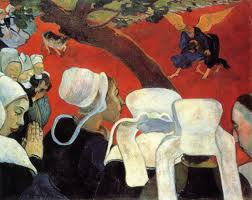 Gauguin's Jacob and angel